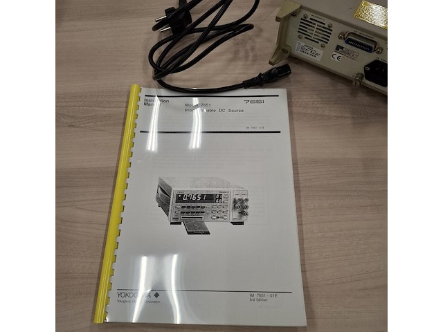 Programmeerbare voeding yokogawa, 7651 - afbeelding 6 van  7