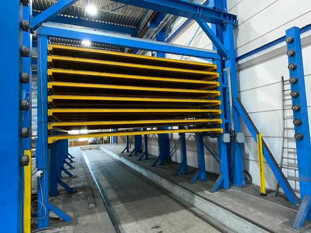 Progress lpr en ekd buigmachine, nettenmagazijn en -transportbank - afbeelding 3 van  34