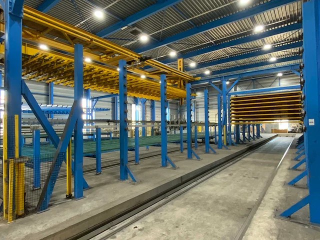 Progress lpr en ekd buigmachine, nettenmagazijn en -transportbank - afbeelding 1 van  34