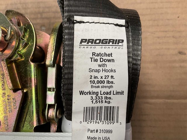 Progrip ratchet tie down (5x) - afbeelding 3 van  3