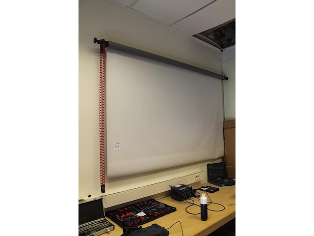 Projectie- / fotowand. breedte 200 cm. - afbeelding 2 van  2
