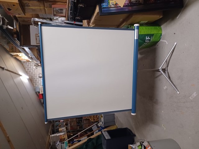 Projectiescherm 120x120cm met statiefn aantal 1 stuks. - afbeelding 2 van  7