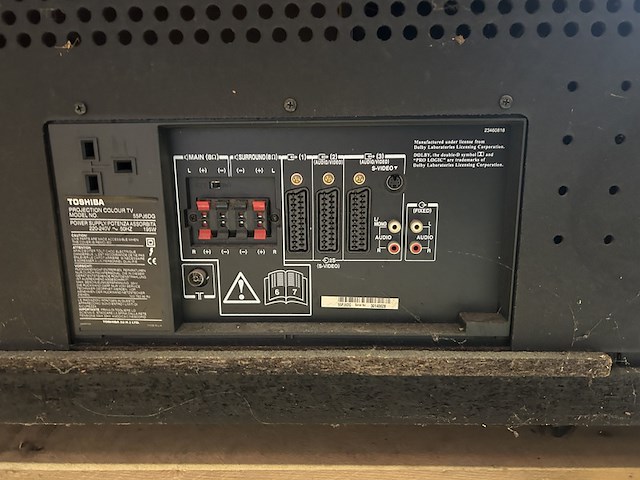 Projection colour tv, toshiba, 55pj6dg - afbeelding 3 van  5