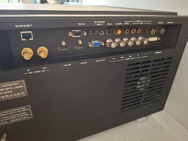Projector, barco, rlm w12 + hb tld+ zoom sxga+ (2.8-4.5:1 lens), zwart - afbeelding 5 van  6