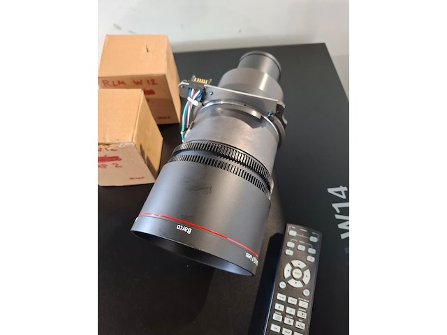 Projector, barco, rlm w14 + hb tld+ zoom sxga+ (2.8-4.5:1 lens), zwart - afbeelding 6 van  11