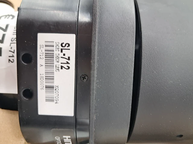 Projector lens, hitachi, optional lens sl712 - afbeelding 5 van  7
