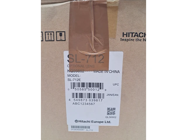 Projector lens, hitachi, optional lens sl712 - afbeelding 7 van  7