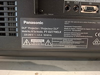 Projector, panasonic, pt dz770, et dle250 lens, 2x et-lad60aw lamp, zwart - afbeelding 7 van  11