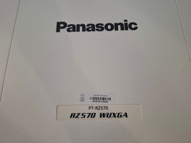 Projector, panasonic, pt-rz570, wit - afbeelding 6 van  7