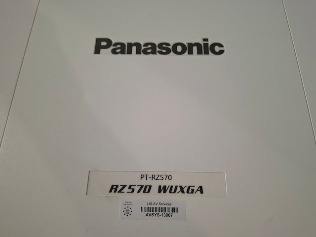 Projector, panasonic, pt-rz570, wit - afbeelding 6 van  7