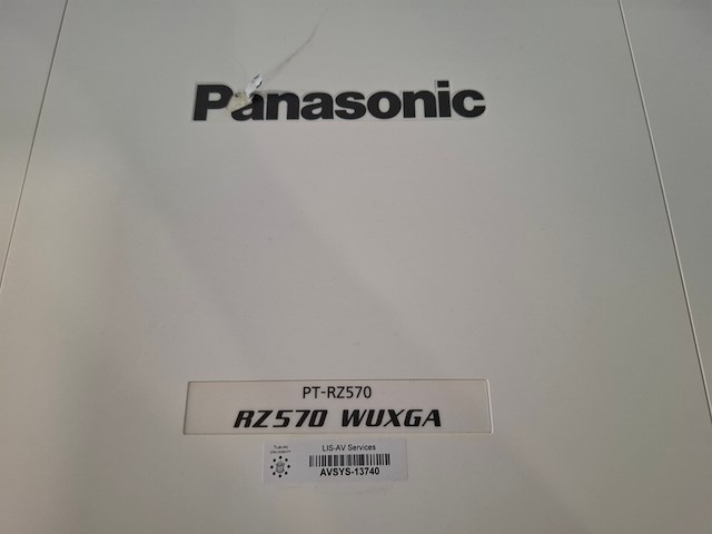 Projector, panasonic, pt-rz570, wit - afbeelding 6 van  7