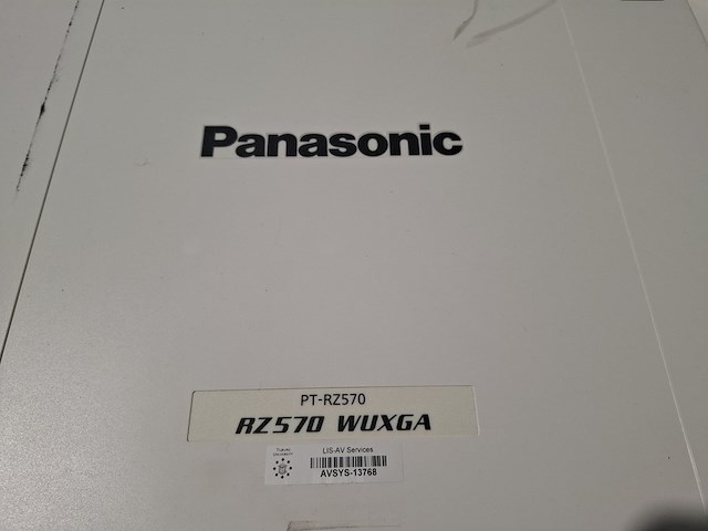 Projector, panasonic, pt-rz570, wit - afbeelding 6 van  7