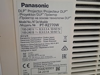 Projector, panasonic, pt-rz770 + et dle250 lens, wit - afbeelding 3 van  5
