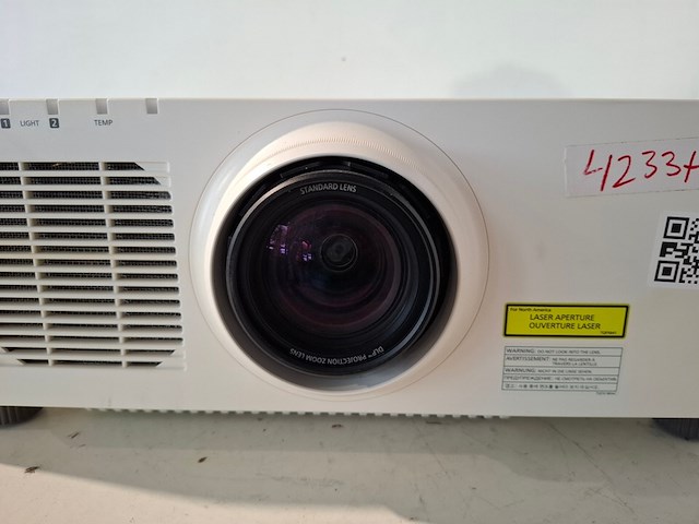 Projector, panasonic, pt-rz770 + standard lens, wit - afbeelding 2 van  6