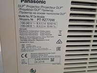 Projector, panasonic, pt-rz770 + standard lens, wit - afbeelding 4 van  6