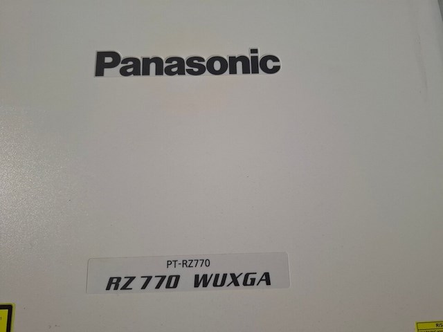 Projector, panasonic, pt-rz770 + standard lens, wit - afbeelding 5 van  6