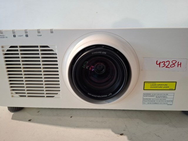 Projector, panasonic, pt-rz770 + standard lens, wit - afbeelding 2 van  6
