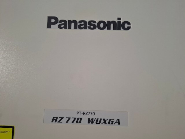 Projector, panasonic, pt-rz770 + standard lens, wit - afbeelding 5 van  6