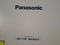 Projector, panasonic, pt-rz770 + standard lens, wit - afbeelding 5 van  6