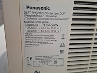 Projector, panasonic, pt-rz770 + standard lens, wit - afbeelding 3 van  5