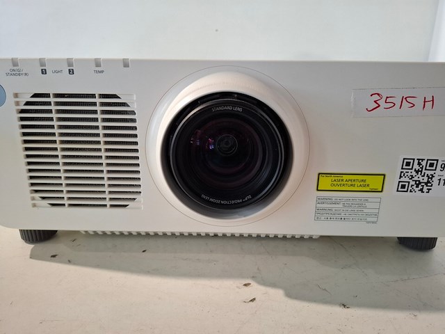 Projector, panasonic, pt-rz770 + standard lens, wit - afbeelding 2 van  6
