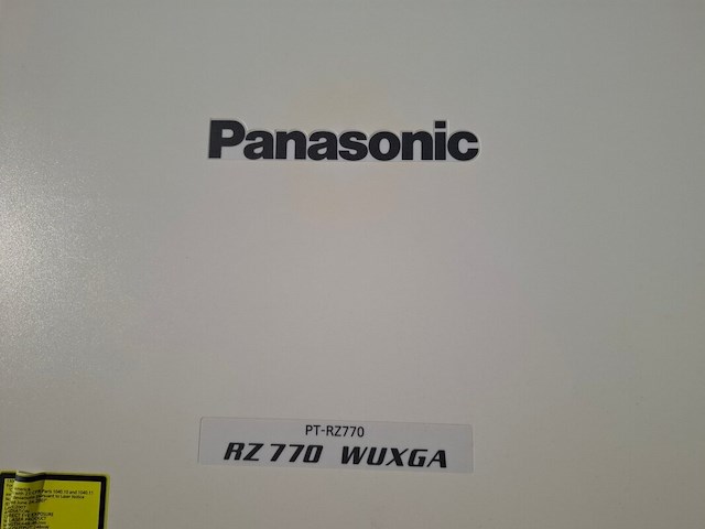 Projector, panasonic, pt-rz770 + standard lens, wit - afbeelding 5 van  6