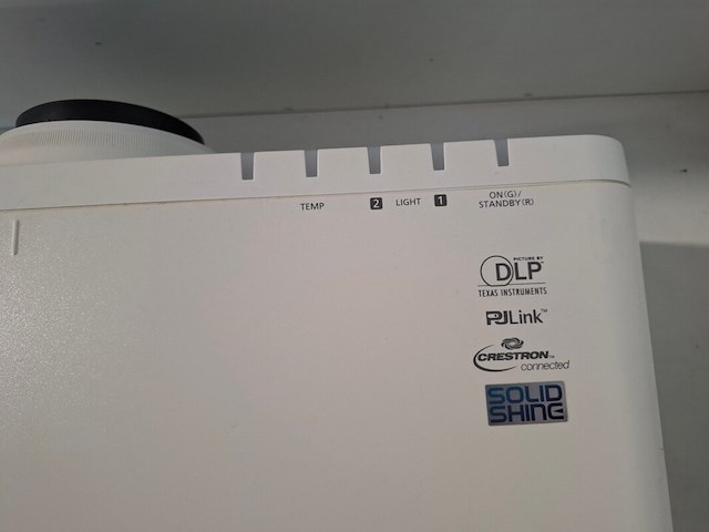 Projector, panasonic, pt-rz770 + standard lens, wit - afbeelding 6 van  6