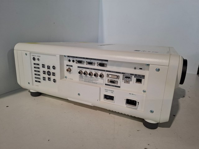 Projector, panasonic, pt-rz770 + standard lens, wit - afbeelding 3 van  6