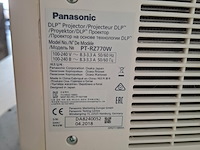 Projector, panasonic, pt-rz770 + standard lens, wit - afbeelding 4 van  6