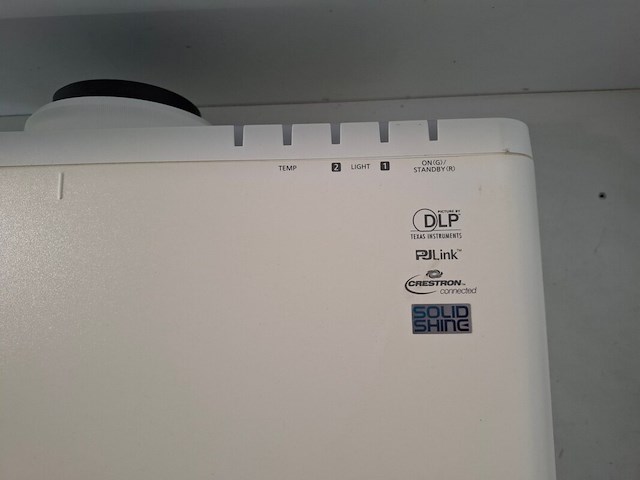 Projector, panasonic, pt-rz770 + standard lens, wit - afbeelding 6 van  6