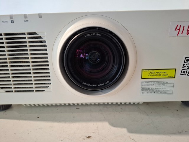 Projector, panasonic, pt-rz770 + standard lens, wit - afbeelding 2 van  6