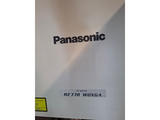 Projector, panasonic, pt-rz770 + standard lens, wit - afbeelding 5 van  6