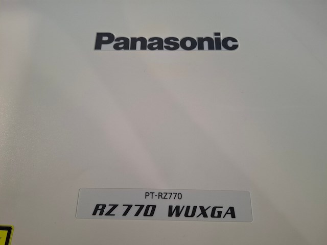 Projector, panasonic, pt-rz770 + standard lens, wit - afbeelding 5 van  7