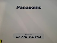 Projector, panasonic, pt-rz770 + standard lens, wit - afbeelding 5 van  7