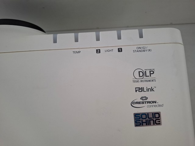 Projector, panasonic, pt-rz770 + standard lens, wit - afbeelding 6 van  7