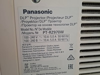Projector, panasonic, pt-rz970 wit + standard lens, wit - afbeelding 4 van  4