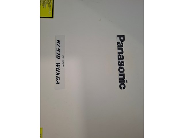 Projector, panasonic, pt-rz970 wit + standard lens, wit - afbeelding 5 van  6