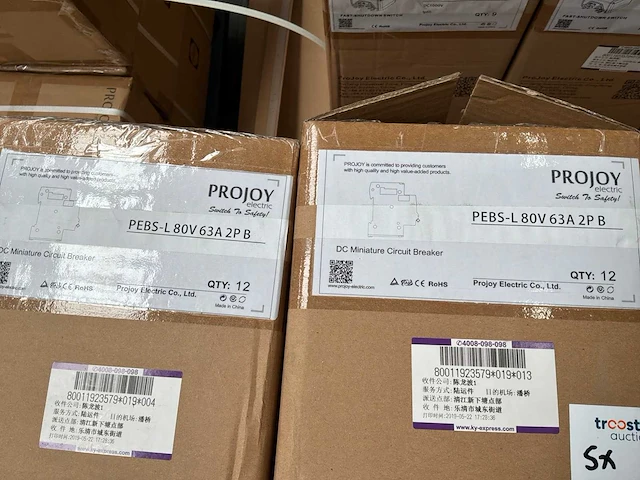 Projoy pebs-l 80v 63a dc installatieautomaat in behuizing (48x) - afbeelding 3 van  4