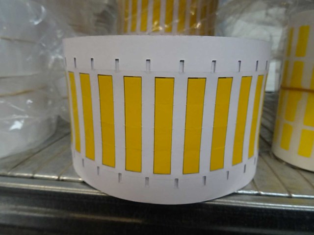 Prolabel - lhs 2:1-4,8x12,5-yl - rol kabel-/adercodering 4000st (4x) - afbeelding 1 van  2