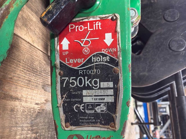 Prolift rt0070 kettingtakel (2x) - afbeelding 2 van  3