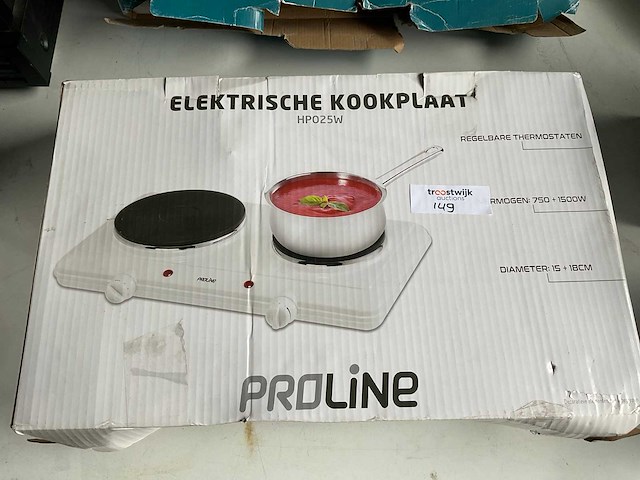 Proline hpo25w elektrische kookplaat - afbeelding 1 van  2