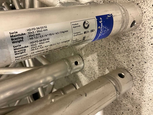 Prolyte / eurotruss aluminium trus (30x) - afbeelding 8 van  8