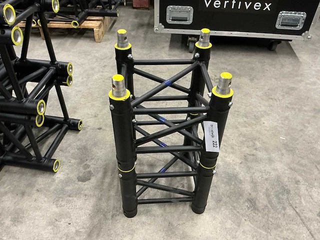 Prolyte h30v 25cm zwart aluminium truss (2x) - afbeelding 2 van  3