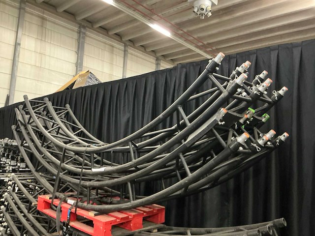 Prolyte s36r zwart ø5meter aluminium truss cirkel - afbeelding 3 van  3