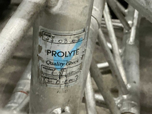 Prolyte x30d zilver corner c007 aluminium truss (5x) - afbeelding 3 van  3