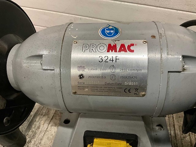 Promac 324f werkbankslijpmachine - afbeelding 3 van  5