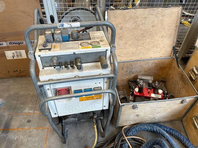 Promac pbk 41a hydraulische diamant-wandzaaginstallatie - afbeelding 11 van  17