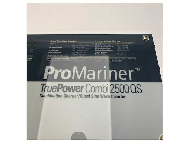 Promariner truepower combi 2500w / 120a charger - inverter 12v - 230v - afbeelding 4 van  7