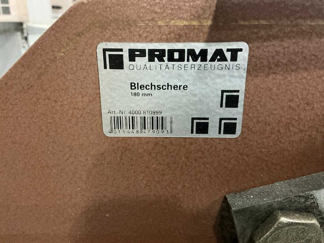 Promat 180mm 2br 6 knipschaar - afbeelding 9 van  9