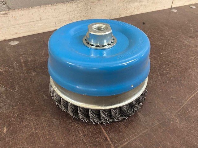 Promat komborstels gegolfd staaldraad 120 x m14 draaddikte: 0,5 mm - afbeelding 5 van  8